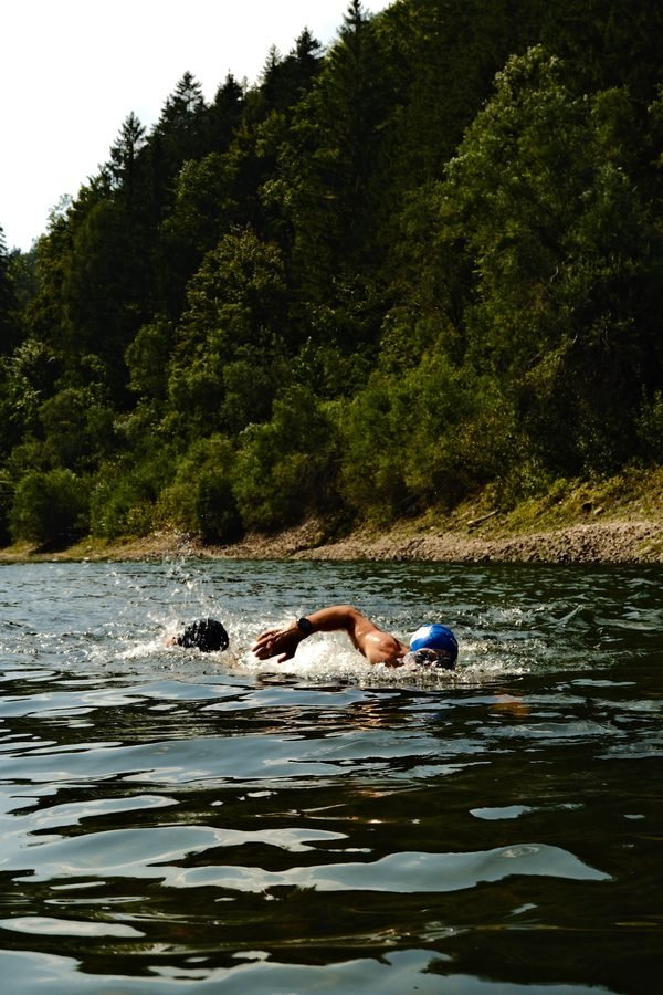 Freiwasserschwimmen im See